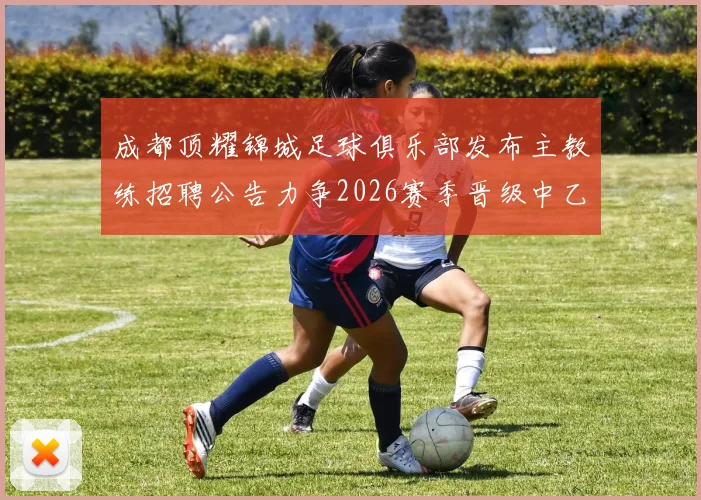 成都顶耀锦城足球俱乐部发布主教练招聘公告力争2026赛季晋级中乙联赛
